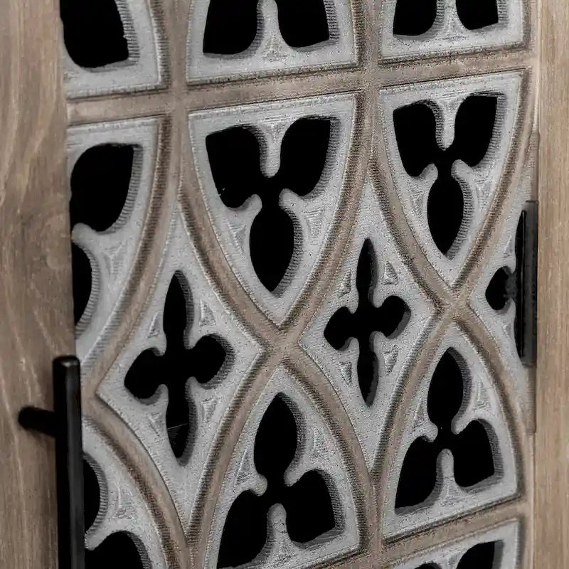 Hollow Four Door Antique Cabinet