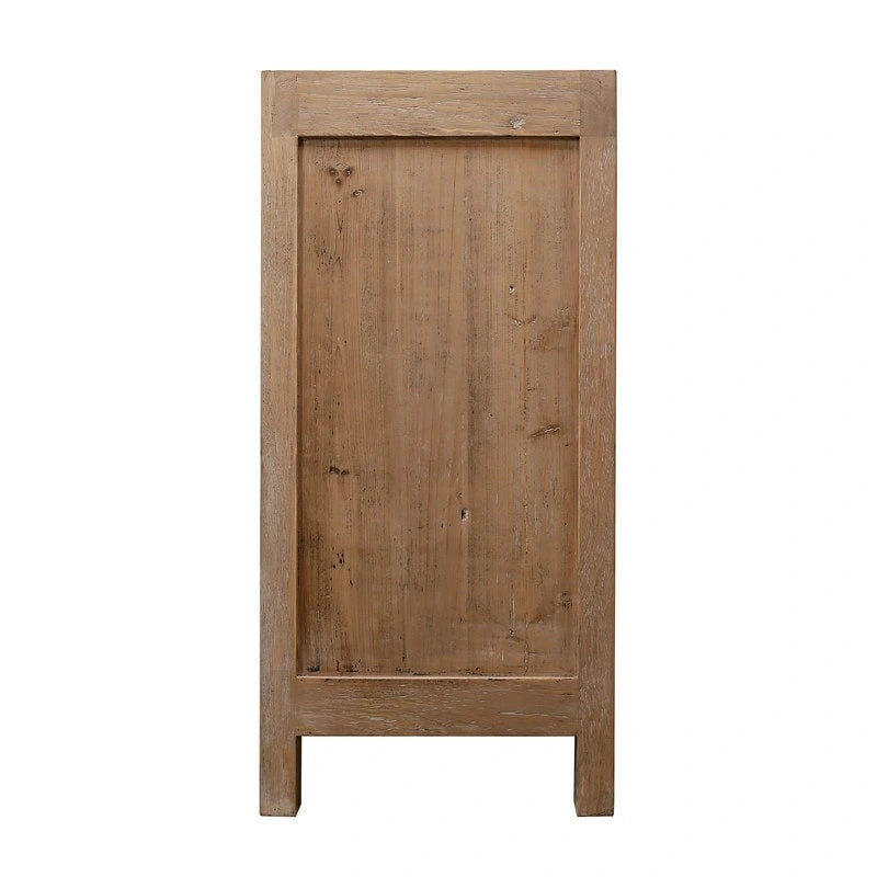 Capri Sideboard With 4 Doors, Weathered Pinewood 86.6x18.9x39.8H