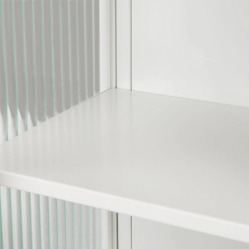 23.62Glass Doors Modern Two-door Wall Cabinet