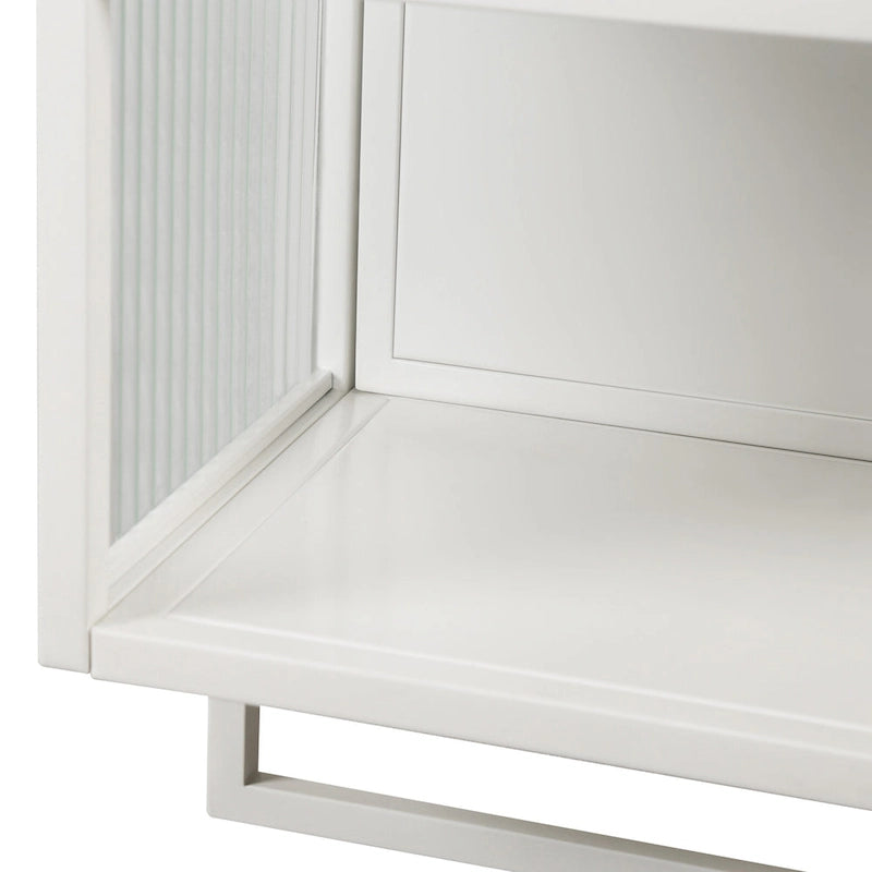 23.62Glass Doors Modern Two-door Wall Cabinet