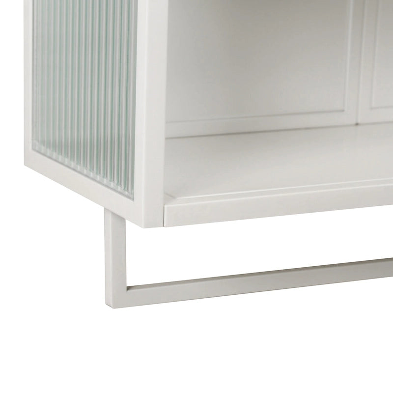 23.62Glass Doors Modern Two-door Wall Cabinet