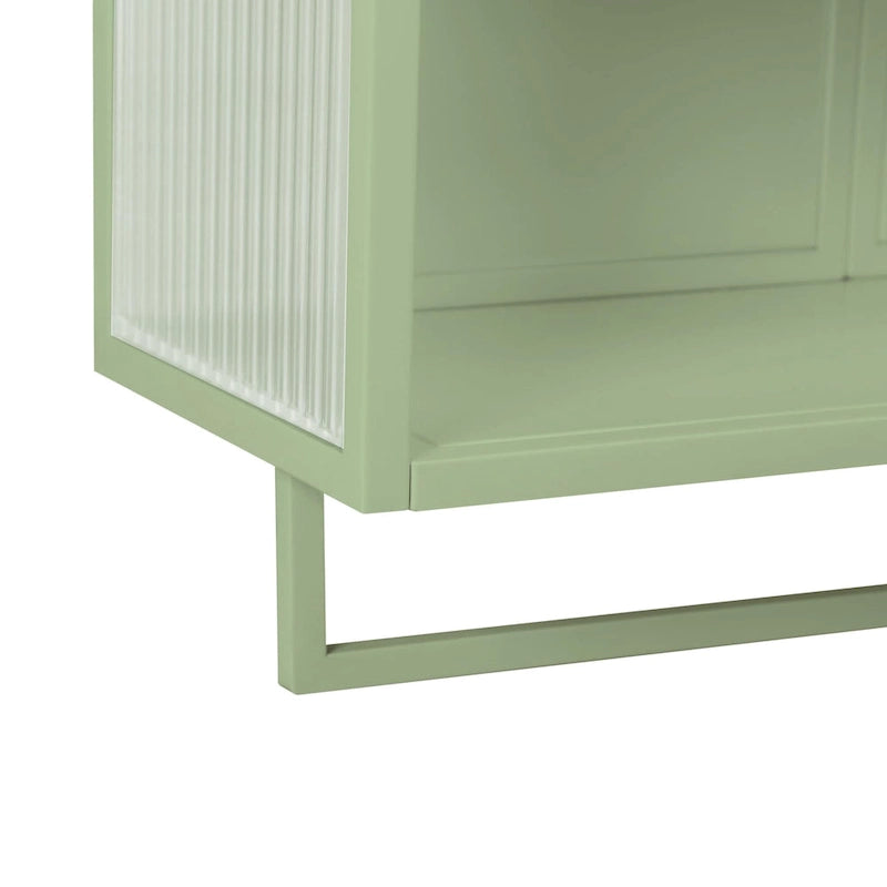 23.62Glass Doors Modern Two-door Wall Cabinet