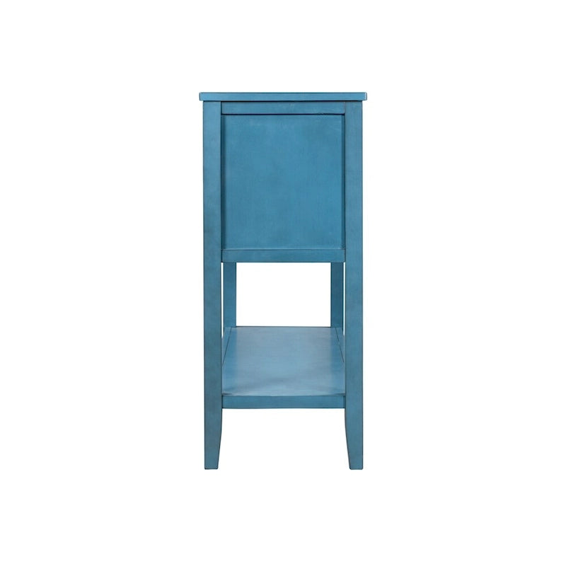 Cambridge Series Buffet Sideboard Console Table with Bottom Shelf - N/A