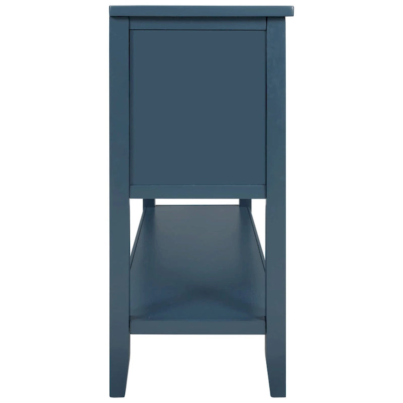 Cambridge Series Buffet Sideboard Console Table with Bottom Shelf - N/A