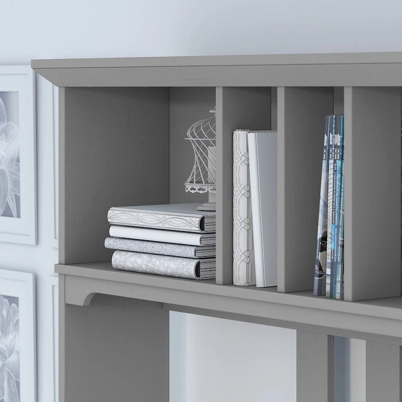 Bush Furniture Salinas 60W Hutch- Hutch Only - 60.00L x 10.51W x 32.99H