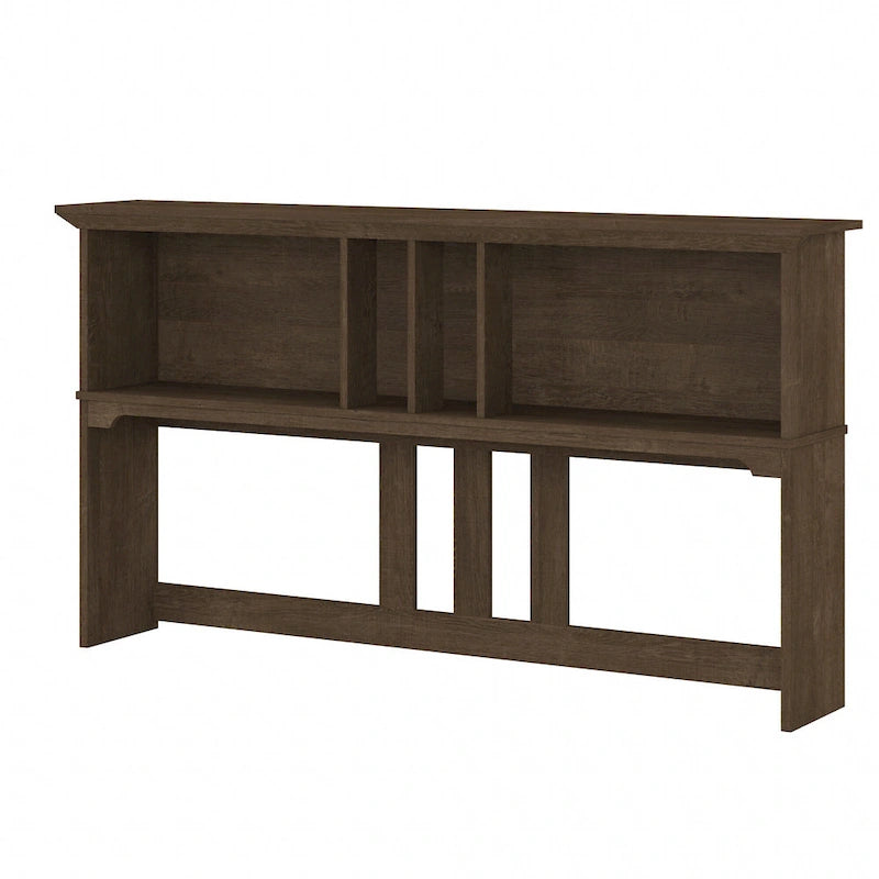 Bush Furniture Salinas 60W Hutch- Hutch Only - 60.00L x 10.51W x 32.99H