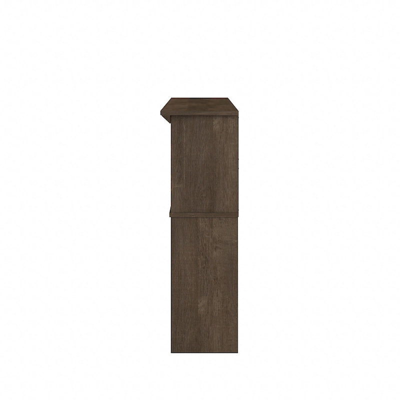 Bush Furniture Salinas 60W Hutch- Hutch Only - 60.00L x 10.51W x 32.99H