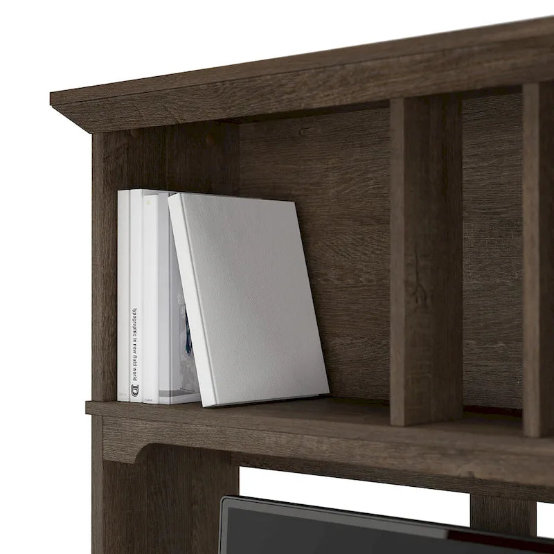 Bush Furniture Salinas 60W Hutch- Hutch Only - 60.00L x 10.51W x 32.99H