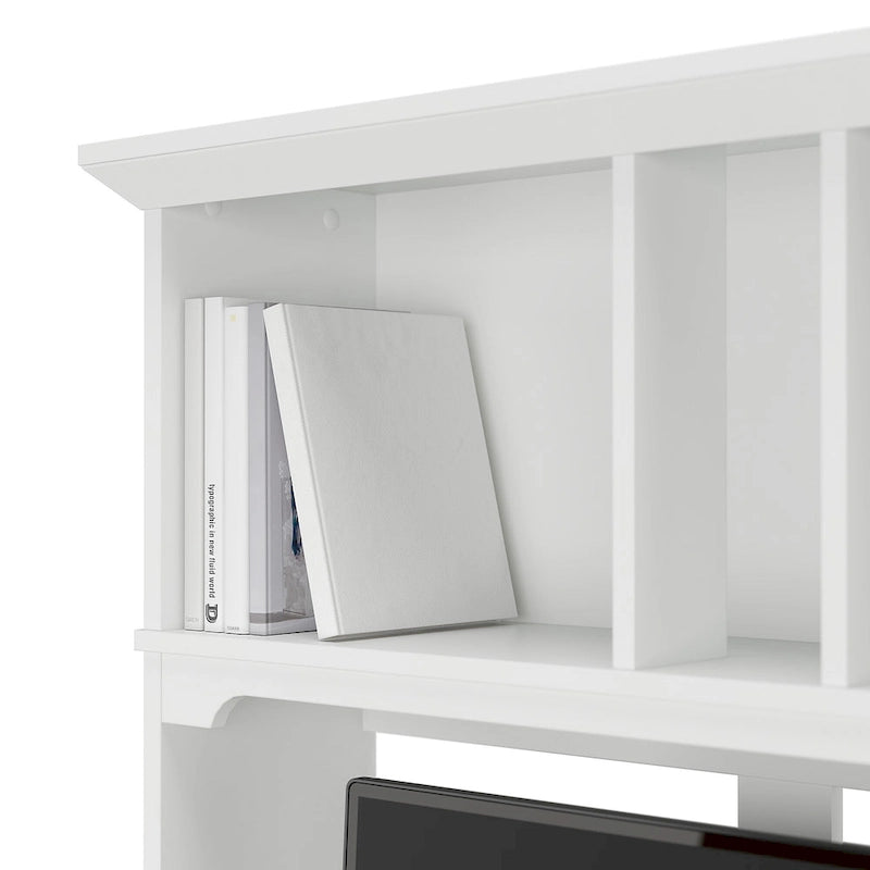 Bush Furniture Salinas 60W Hutch- Hutch Only - 60.00L x 10.51W x 32.99H