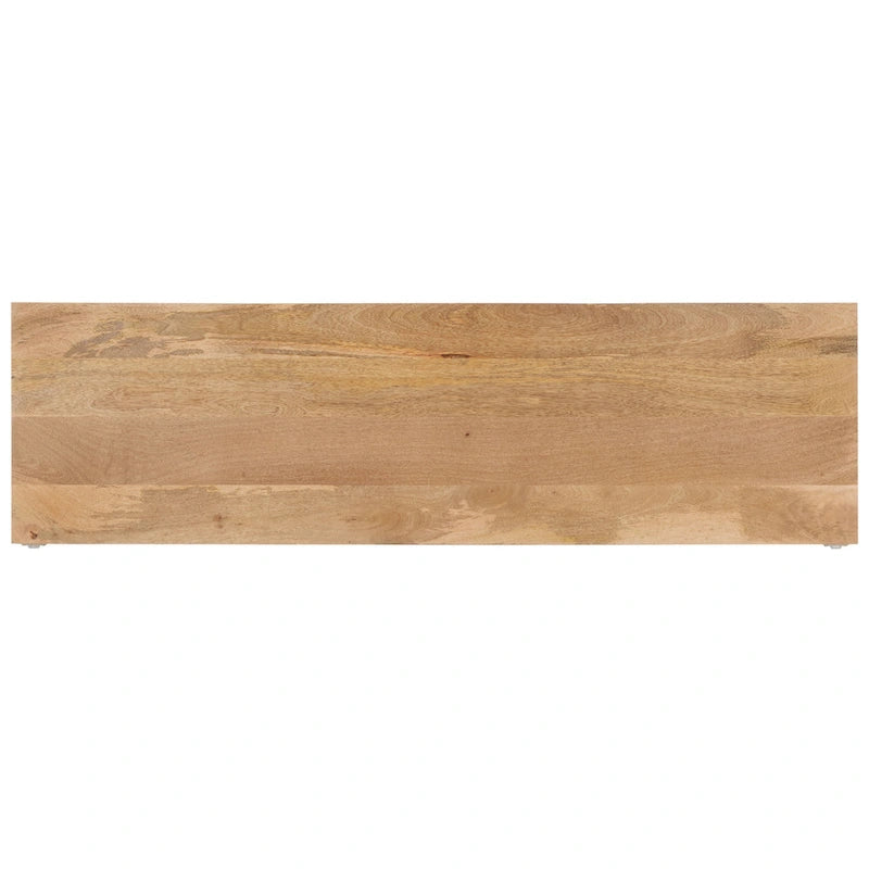 SAFAVIEH Couture Zhanat Natural Wood Sideboard - 63 W x 18 D x 29 H - 63Wx18Dx29H