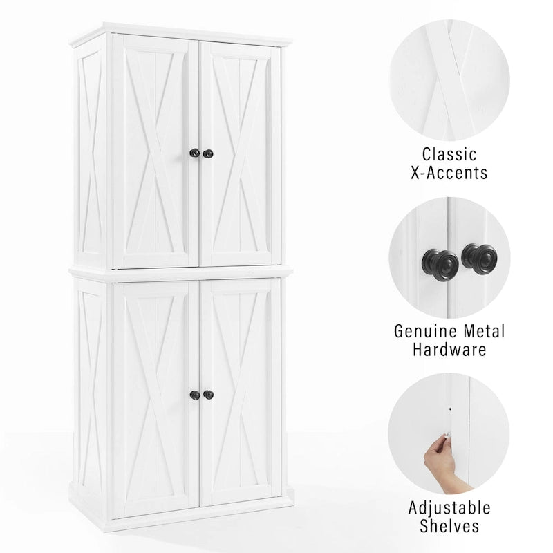 Crosley Clifton Tall Pantry - 30W x 15.75D x 72H