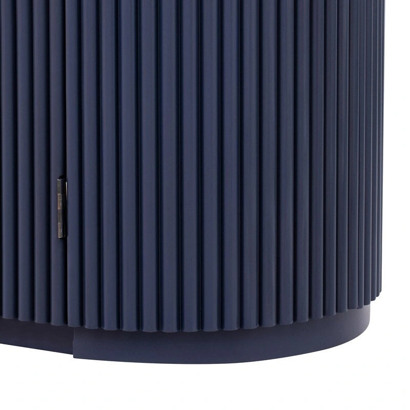63W 4-Door Storage Cabinet with Metal Handles - N/A