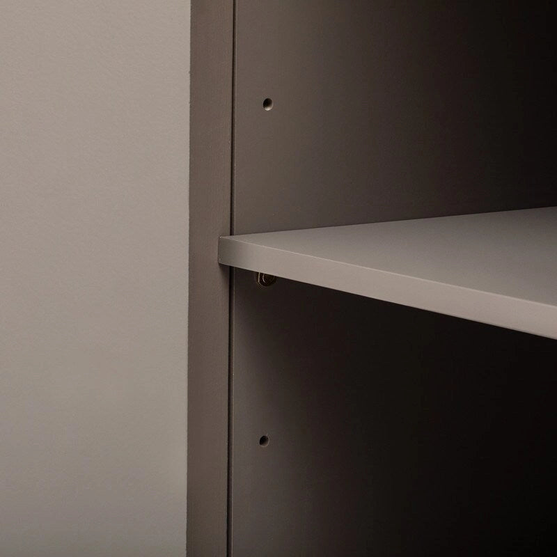 63W 4-Door Storage Cabinet with Metal Handles - N/A