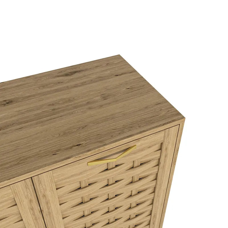 Wood Cabinet with Adjustable Shelf