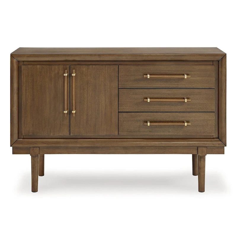 Signature Design by Ashley Lyncott Brown Dining Server - 56.13 W x 18 D x 36.25 H