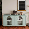 Adriana 60 Wooden Cabinet with 4 Glass Doors Sideboard Buffet Server Cabinet