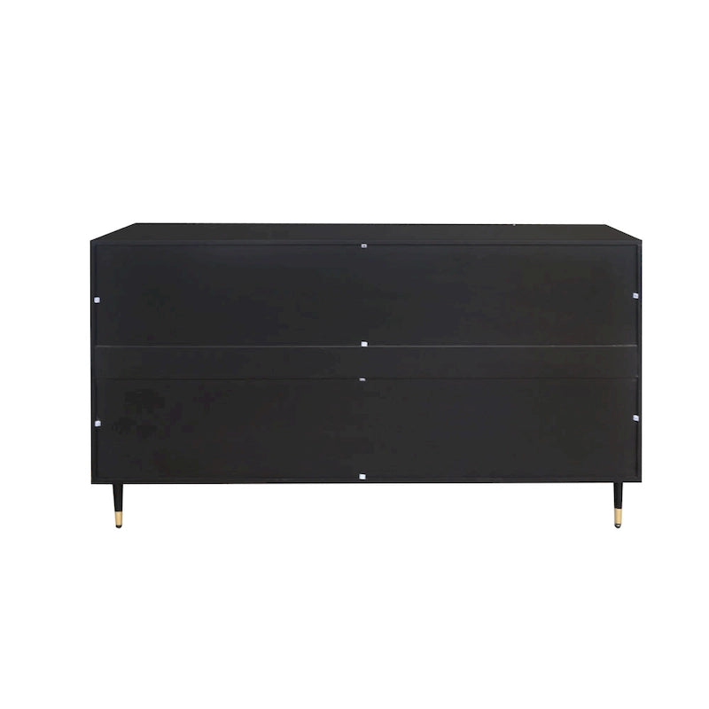 Adriana 60 Wooden Cabinet with 4 Glass Doors Sideboard Buffet Server Cabinet
