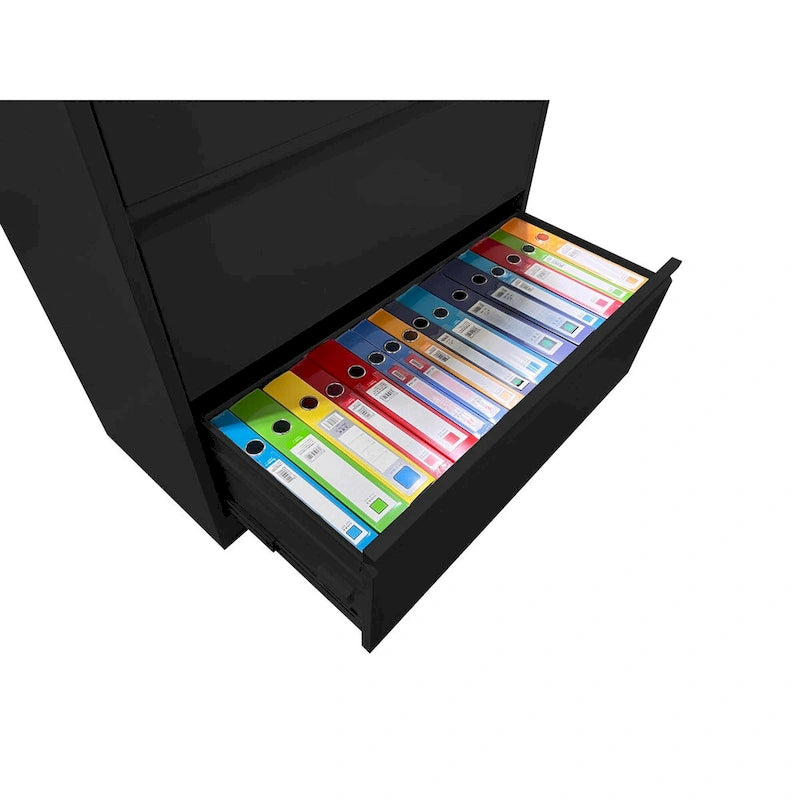 Lateral File Cabinet 3 Drawer,Filing Cabinet with Lock, Lockable File Cabinet for Home Office, Locking Metal File Cabinet