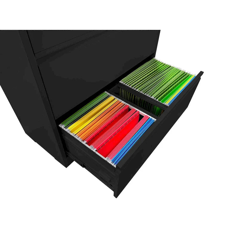 Lateral File Cabinet 3 Drawer,Filing Cabinet with Lock, Lockable File Cabinet for Home Office, Locking Metal File Cabinet