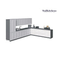 Kitchen Regal Collection White Matte Color Base Size 13Ft Wide - 156x127