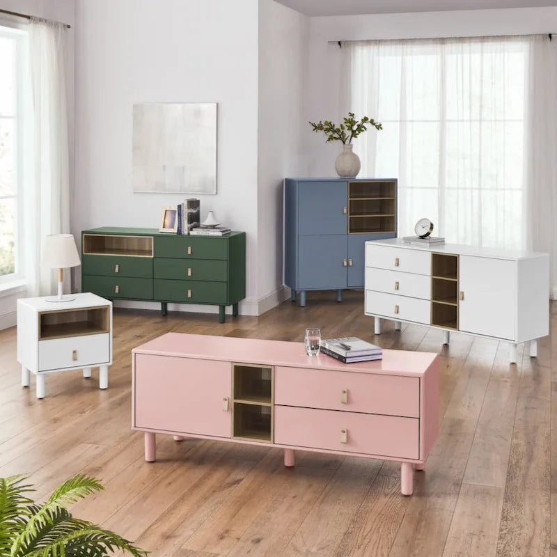 Storage cabinet with door, multifunctional storage cabinet, modern sideboard cabinet, wooden storage cabinet