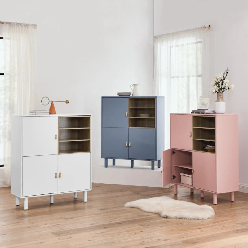 Storage cabinet with door, multifunctional storage cabinet, modern sideboard cabinet, wooden storage cabinet