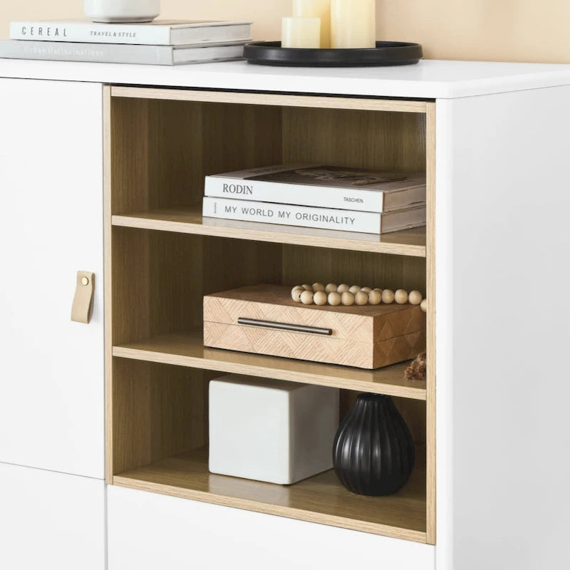 Storage cabinet with door, multifunctional storage cabinet, modern sideboard cabinet, wooden storage cabinet