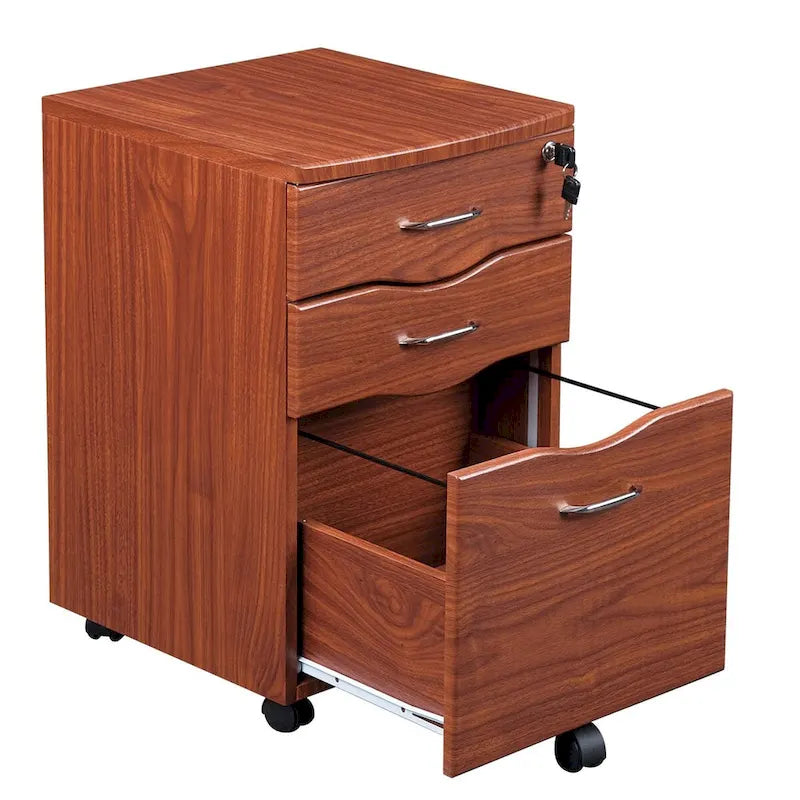 Urban Designs Office Rolling Storage And File Cabinet