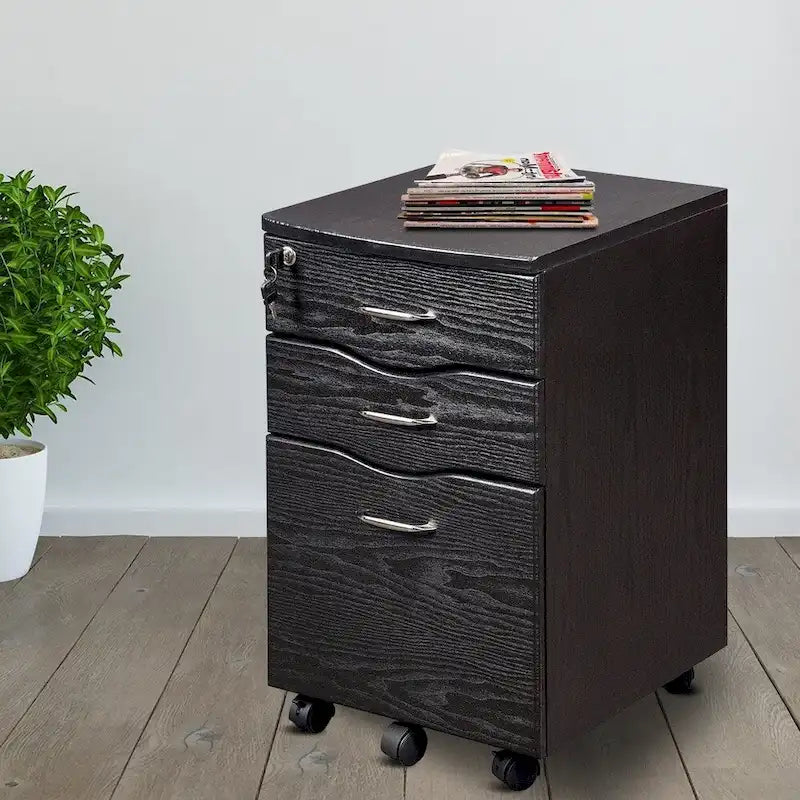 Urban Designs Office Rolling Storage And File Cabinet