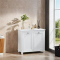 Tilt-Out Laundry Sorter Bathroom Cabinet