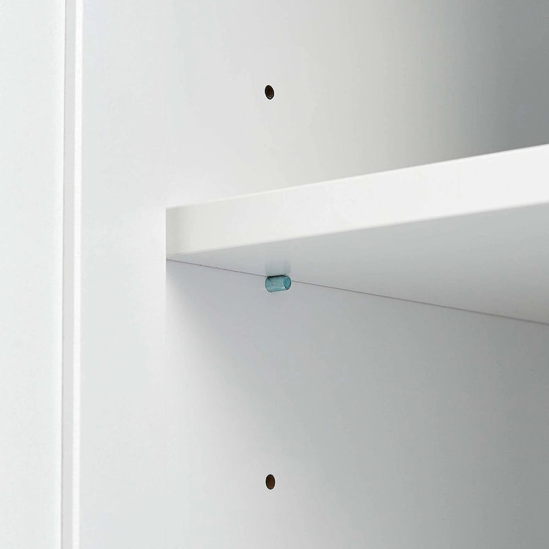Bathroom Tall Storage Cabinet with Two Drawers