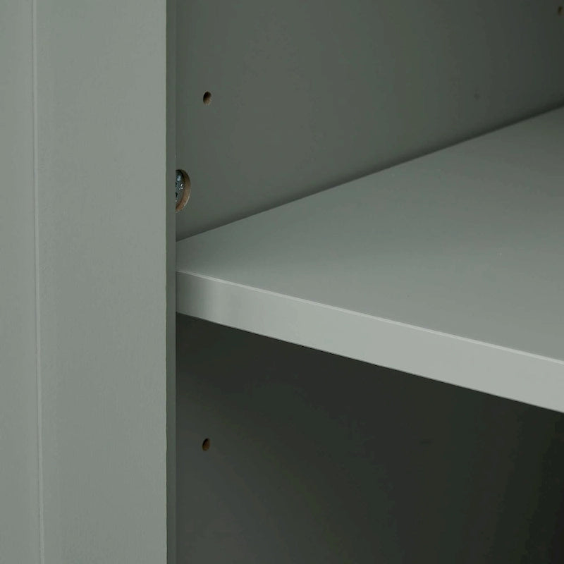 Bathroom Tall Storage Cabinet with Two Drawers
